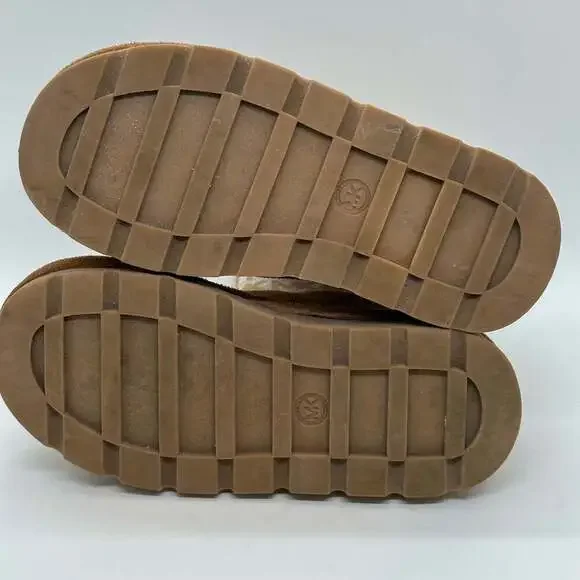 Michael Kors Little Kids’ Marilu Brown Fleece Lined Boots Size 11 - Picture 7 of 8